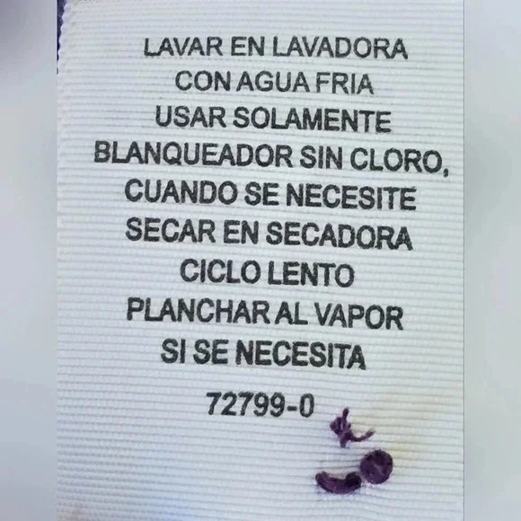 St. John's Bay, Size XL, Purple Plaid Short-Sleeve Blouse - Picture 5 of 5